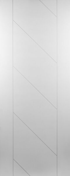 44mm Ohio White 4 Panel Horizontal Ladder White Primed Design