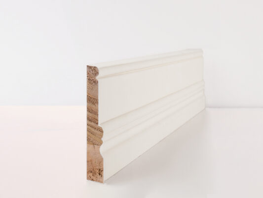 Optima Deluxe Primed Solid Wood Skirting/Architrave - Grange