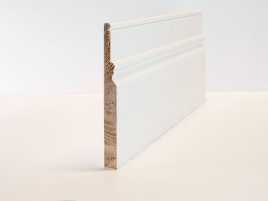 Optima Deluxe Primed Solid Wood Skirting/Architrave - Grange