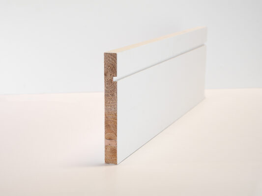 Optima Deluxe Primed Solid Wood Skirting/Architrave - Shaker