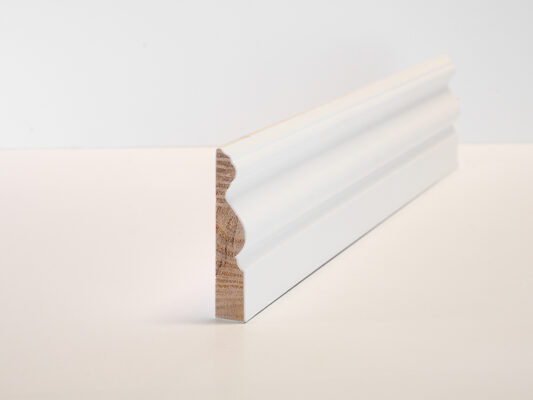Optima Deluxe Primed Solid Wood Skirting/Architrave - Victorian