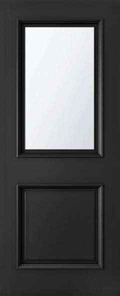 44mm 2P Pembroke Glazed Black Door