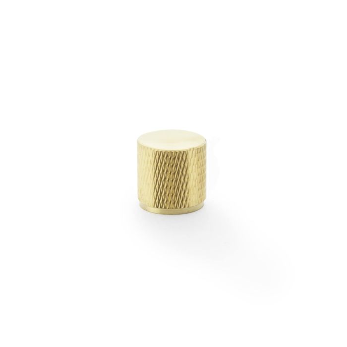 Knurled Cylinder Knob -A&W(Brunel) - Satin Brass PVD