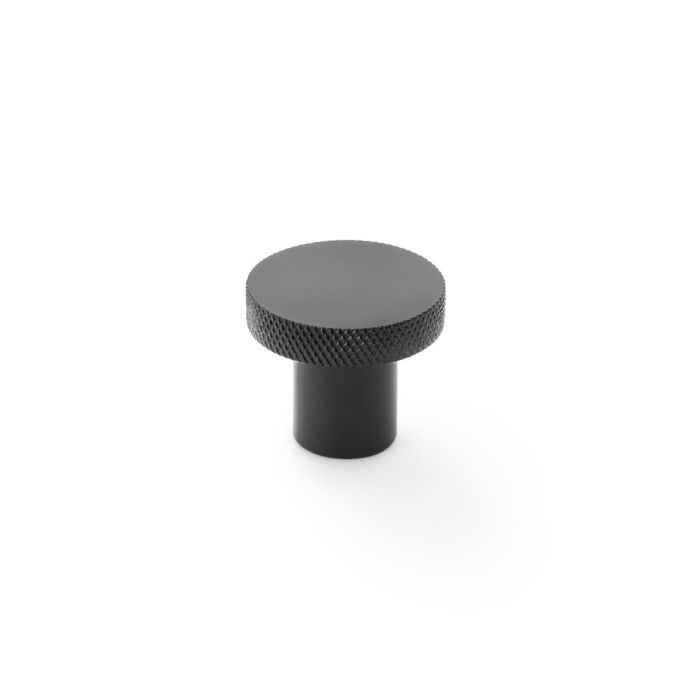 Knurled Circular Knob -A&W(Hanover) - Black