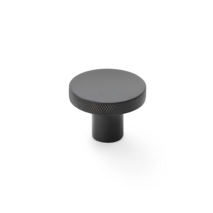 Knurled Circular Knob -A&W(Hanover) - Black