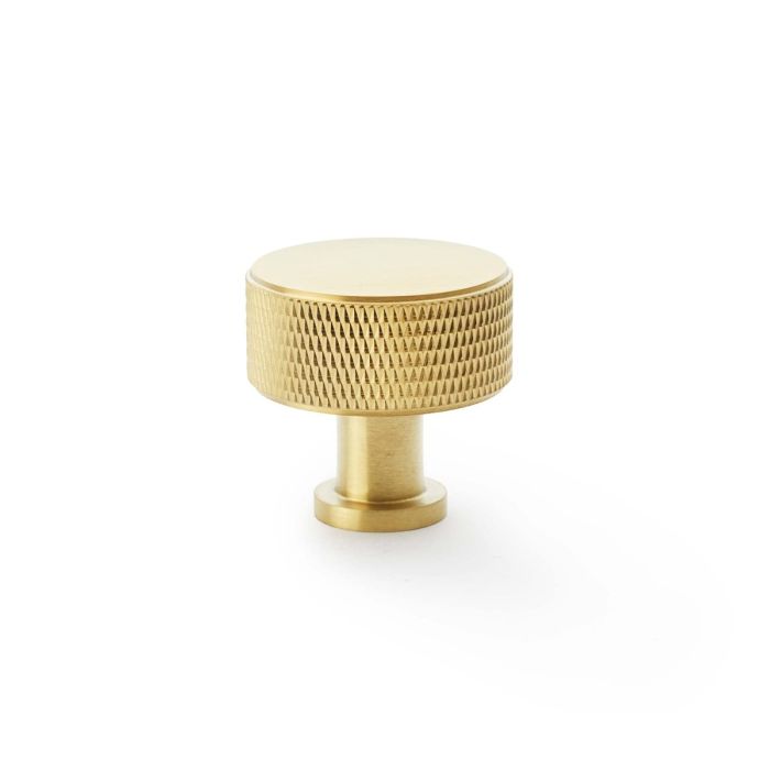 Knurled Radio Knob -A&W(Lucia)- Satin Brass PVD