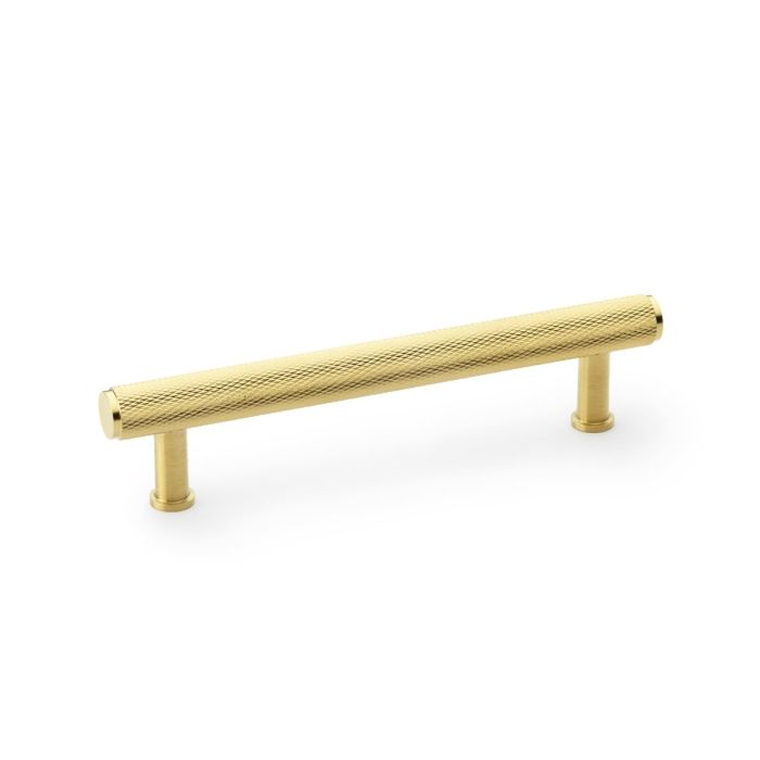 Knurled T-bar Pull Handle -A&W(Crispin)- Satin Brass PVD