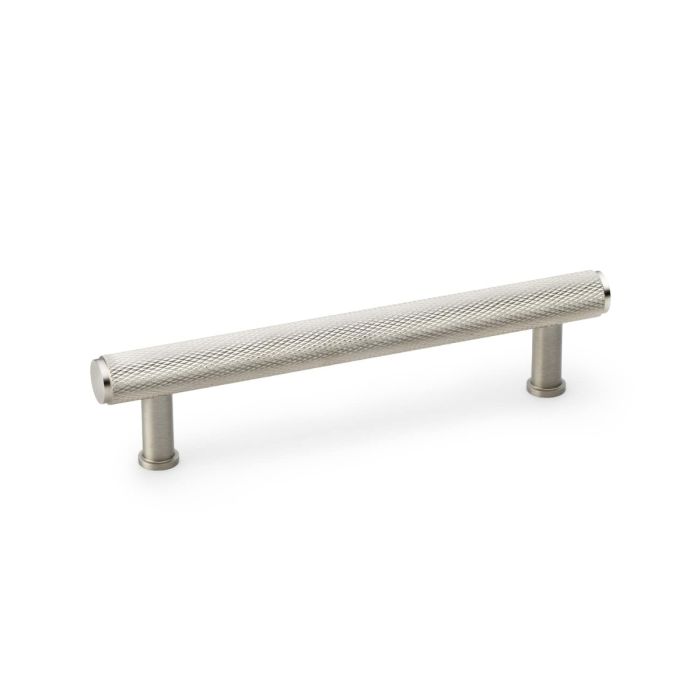 Knurled T-bar Pull Handle -A&W(Crispin)- Satin Nickel