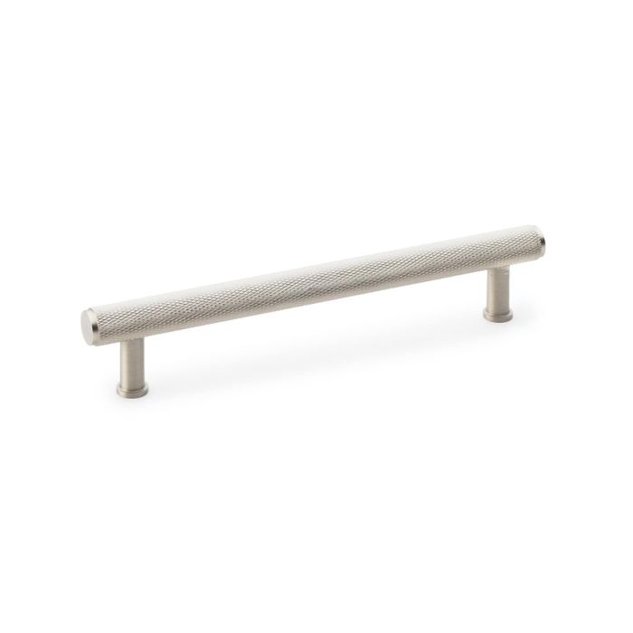 Knurled T-bar Pull Handle -A&W(Crispin)- Satin Nickel