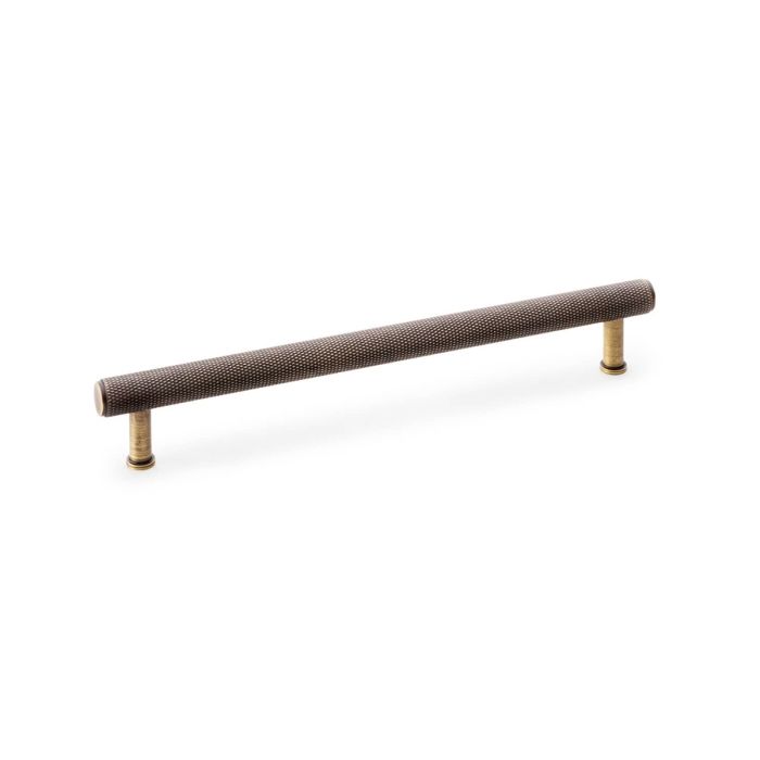Knurled T-bar Pull Handle -A&W(Crispin)- Antique Brass