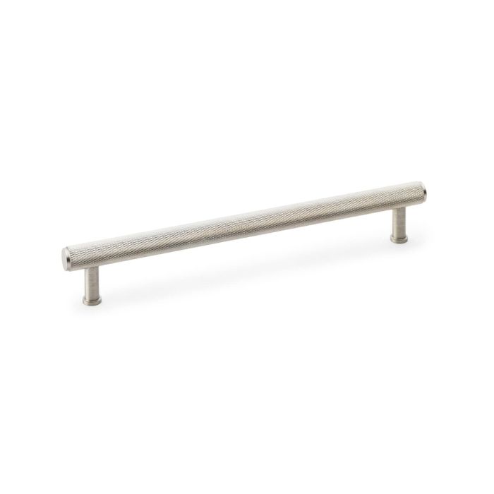 Knurled T-bar Pull Handle -A&W(Crispin)- Satin Nickel
