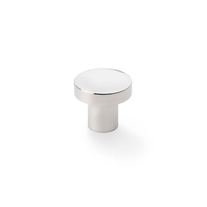 Plain Circular Knob -A&W(Hanover) - Polished Nickel