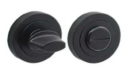 Oslo Lever on Rose Door Handle - Matt Black