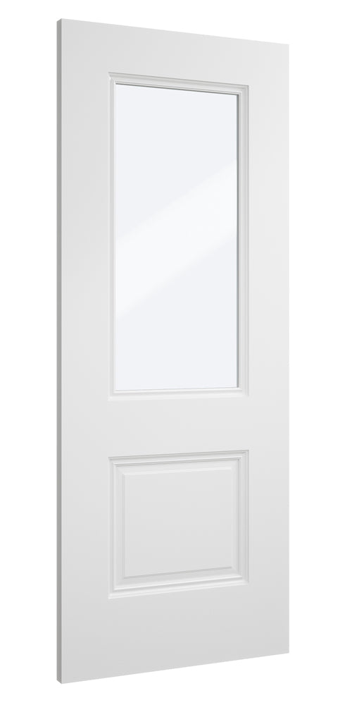 Deanta NM32Pw White Door - Clear/Frosted Glass