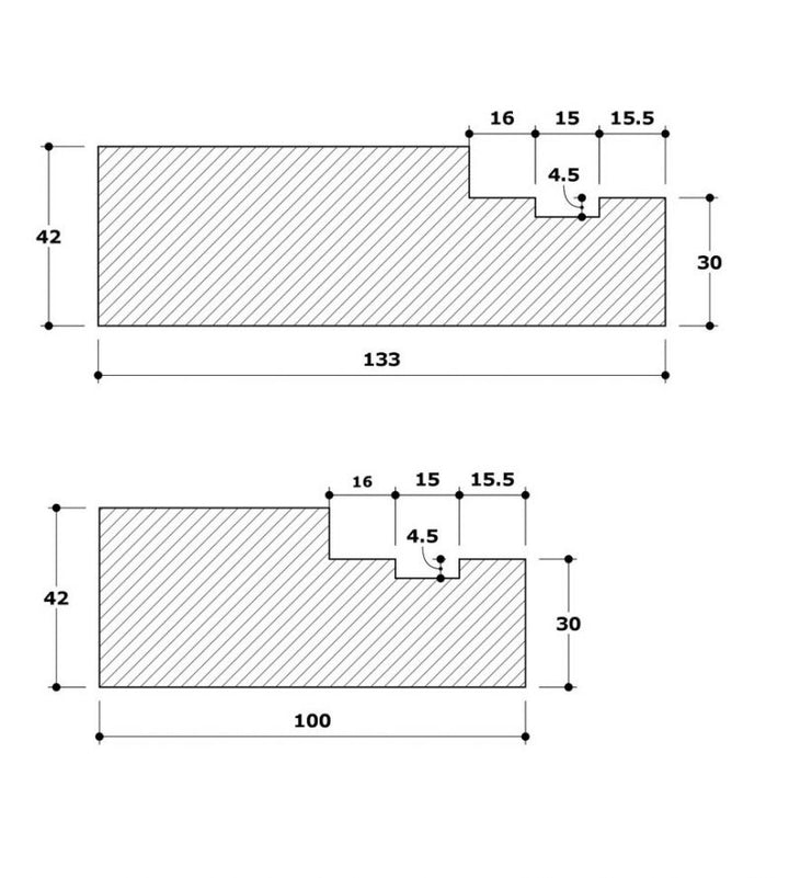 FD30 Fire Rebated Door Frame - Oak