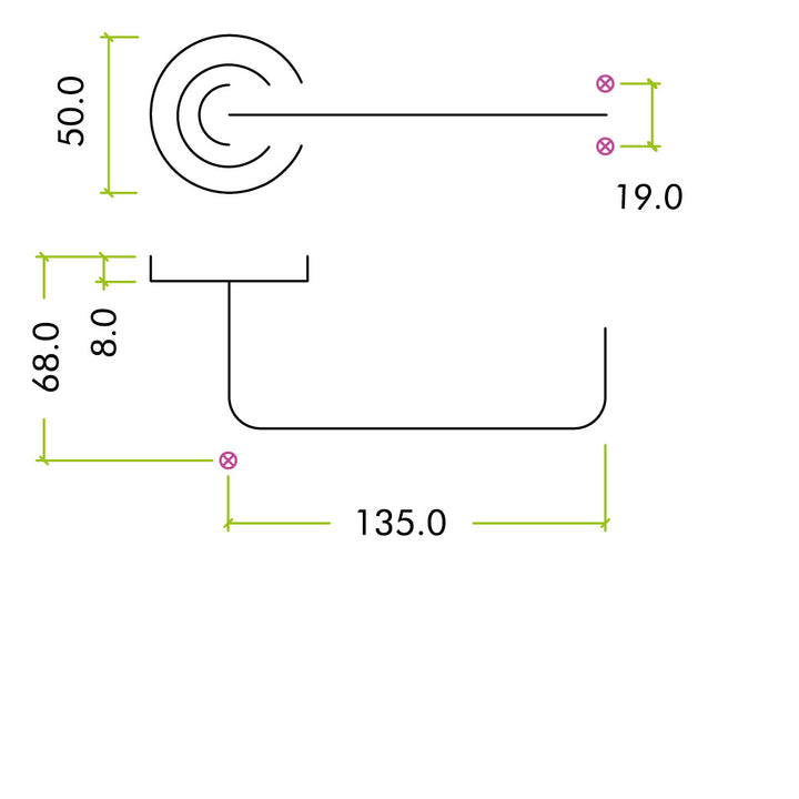Maggiore Lever on Rose RTD - PvdSb/PvdBz/PcB/PcW