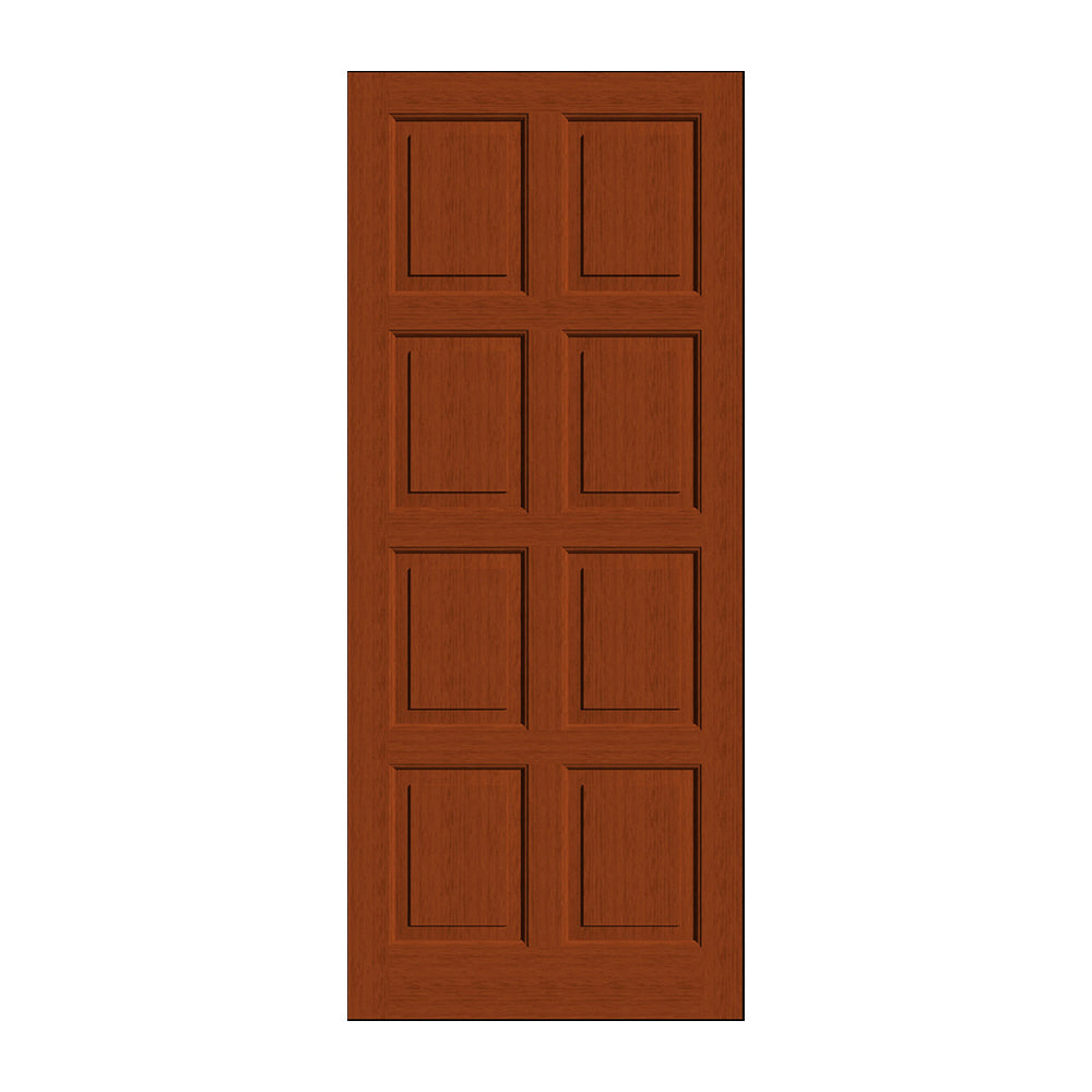 External Hardwood Door - 8 Panel Solid