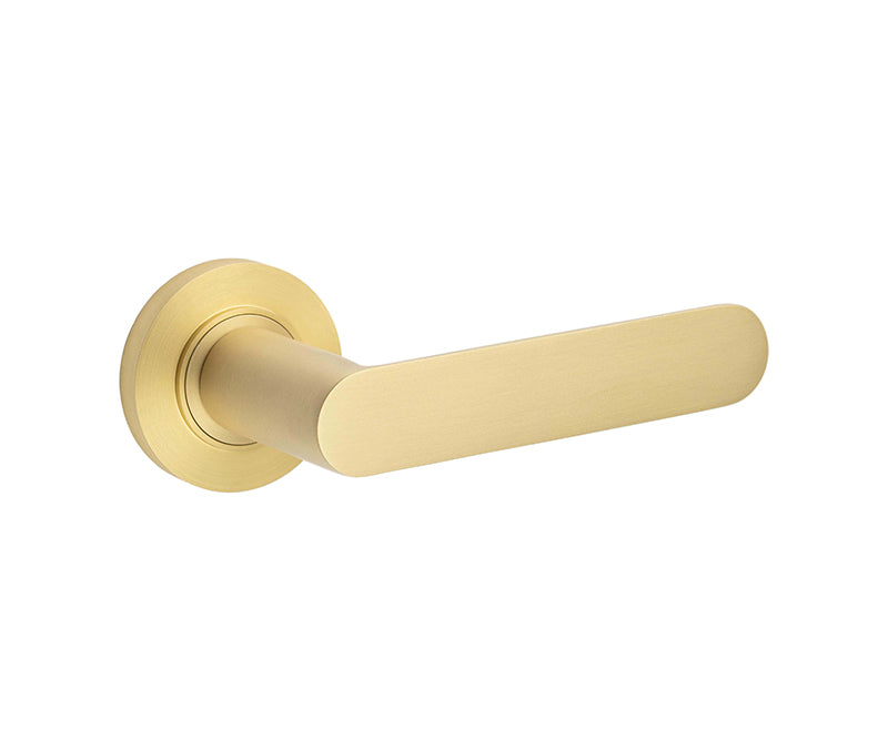Kensington Door Handle - Satin Brass-SB