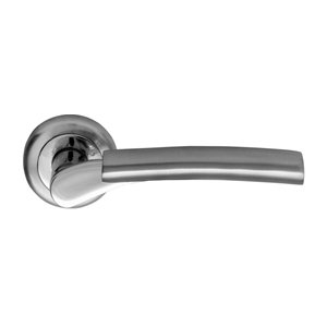 Senelli Bella 625 Lever on Rose Door Handle - 2 tone PC&SN