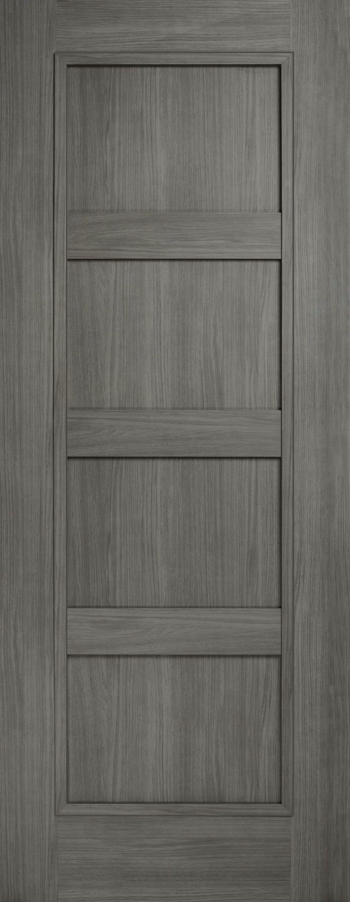 Doras Dalken Shaker 4P Luxury Laminate Grey Door - Solid