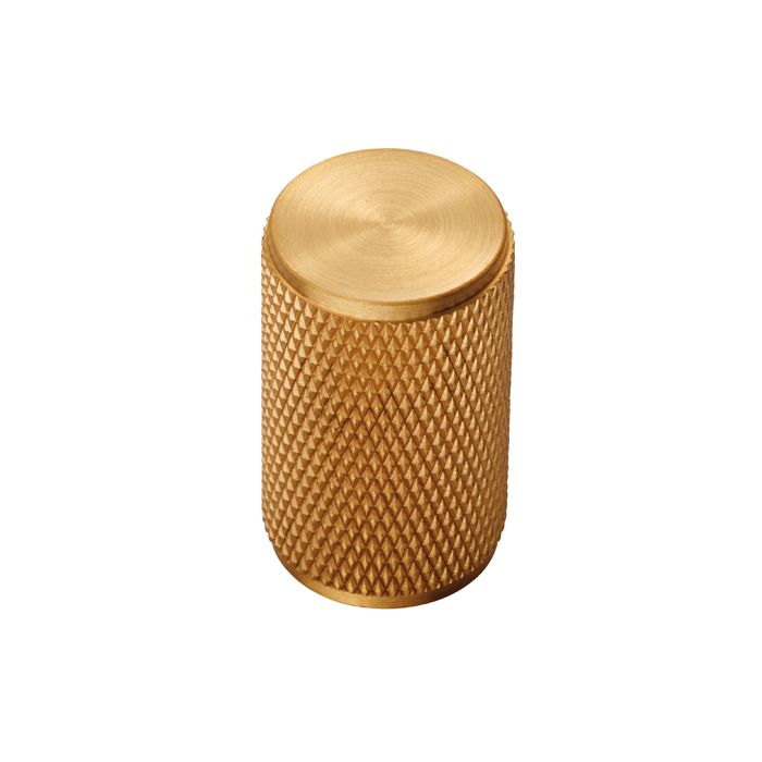 Knurled Knob -CB- Satin Brass