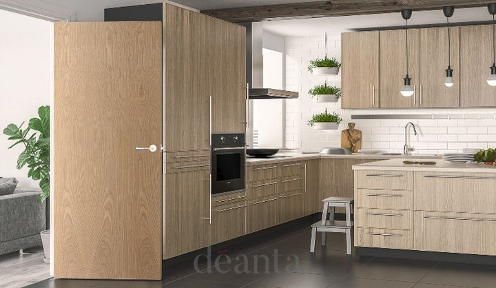 Flush Oak Door - FD60 Solid