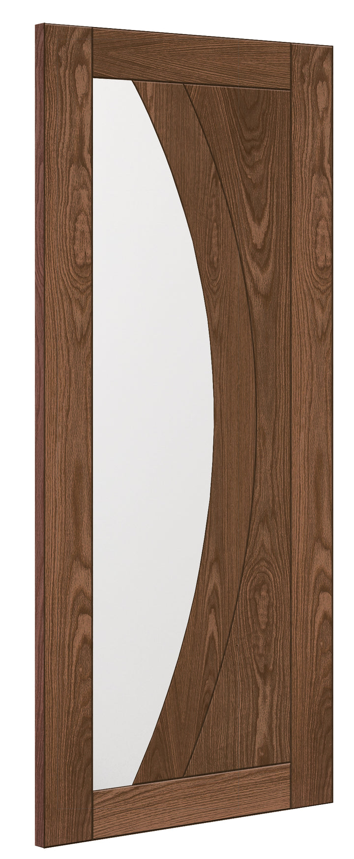 Deanta HP35G Walnut Door -  Glass