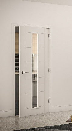 Deanta HP16G White Primed Door - Glass/Unglazed