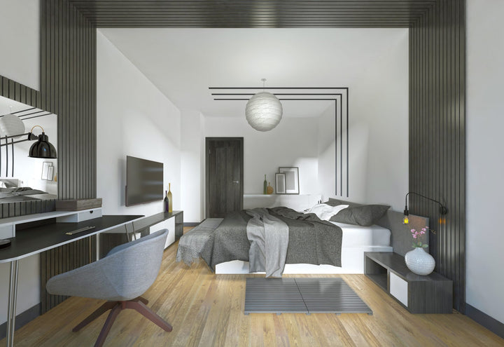 Doras Erkado Shaker Laminate Midnight Grey - Solid