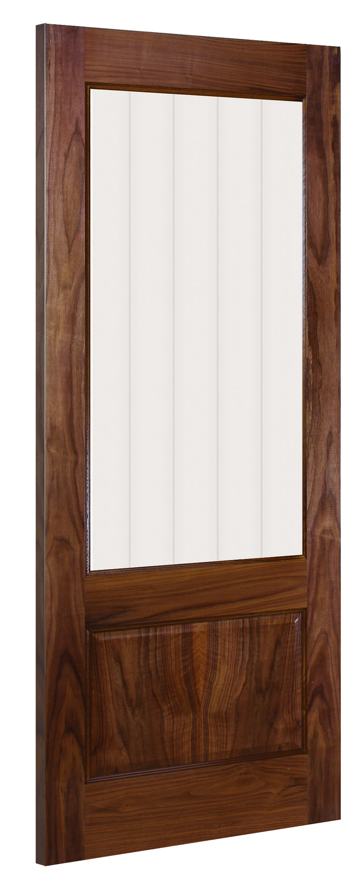 Deanta NM3G Walnut Door -  Glass