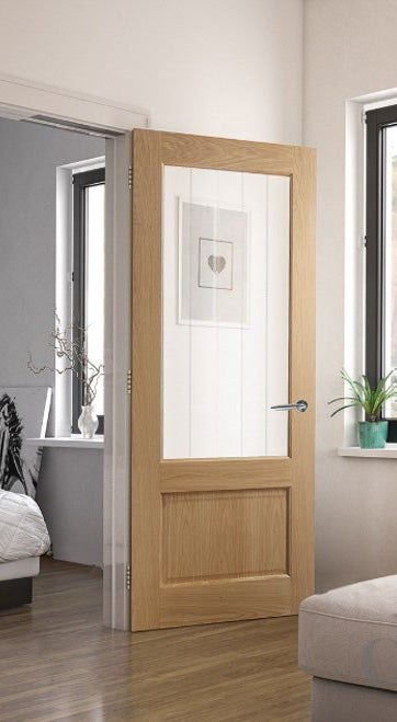 Deanta NM3G Oak Door -  Glass