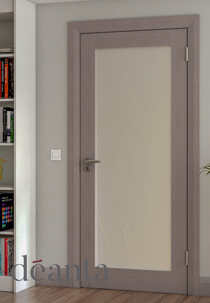 Deanta NM6 Light Grey Ash Door - Glass