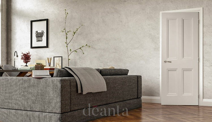 Deanta NM1 White Primed Door -  Solid
