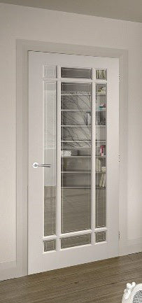 Deanta NM5GB White Primed Door - Glass Bevelled