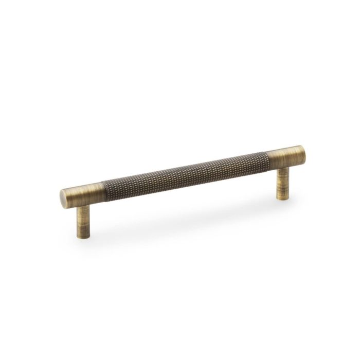 Knurled T-bar Pull Handle -A&W(Brunel) - Antique Brass
