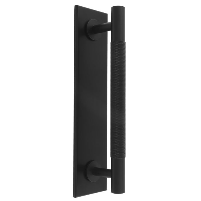 Knurled Pull Handle -CB- Matt Black