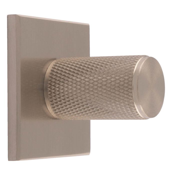 Knurled Knob -CB- Satin Nickel
