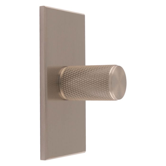 Knurled Knob -CB- Satin Nickel