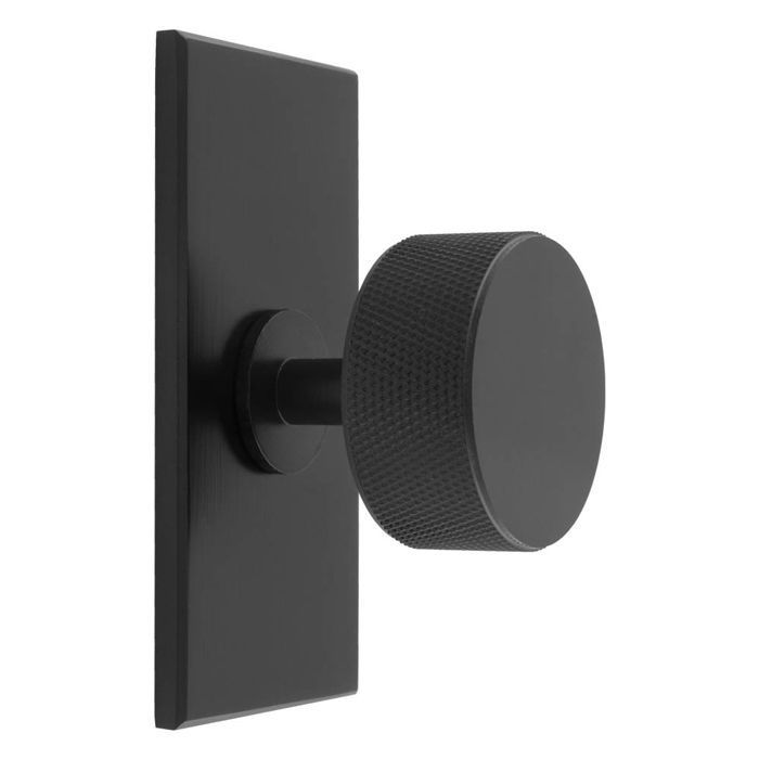 Knurled Radio Knob -CB- Matt Black