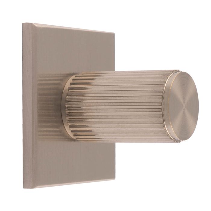 Lined Knob -CB- Satin Nickel