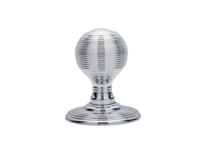 Delamain Reeded Knob - Polished Chrome (PC)