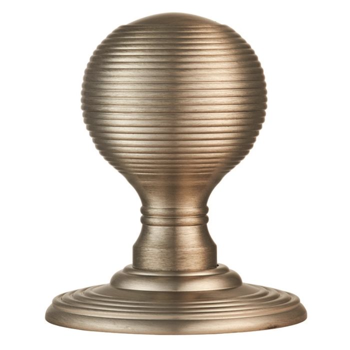 Delamain Reeded Knob - Satin Nickel (SN)