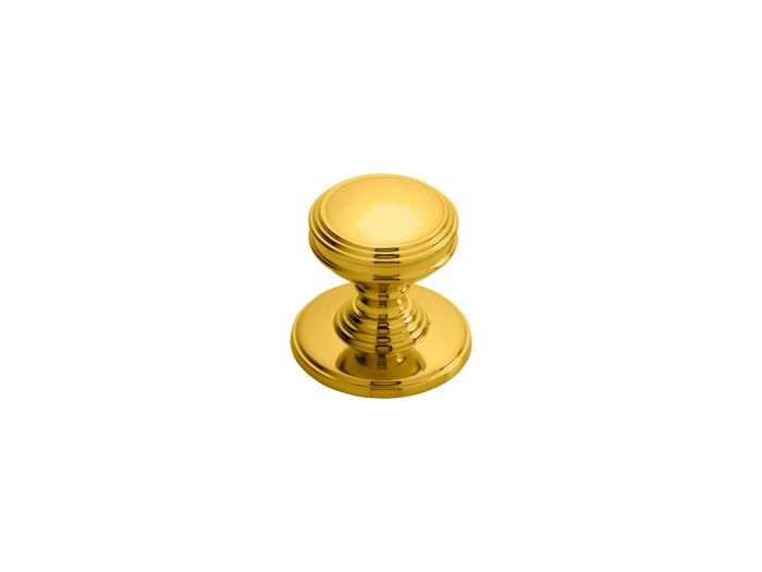 Delamain Plain Knob Dk47 - Polished Brass