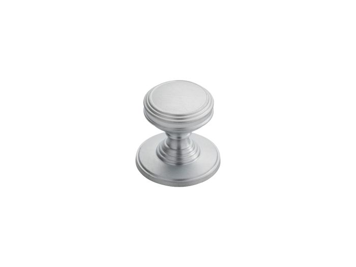 Delamain Plain Knob Dk47 - Satin Chrome