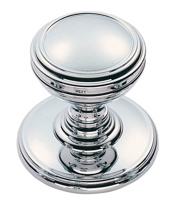 Delamain Plain Knob Dk47 - Polished Chrome