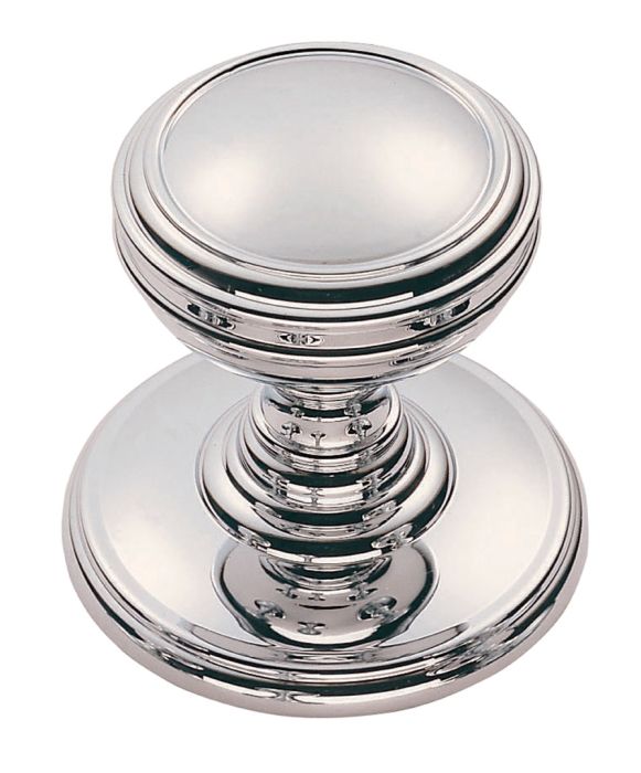 Delamain Plain Knob Dk47 - Polished Chrome