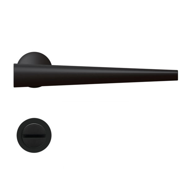 Mission Invisible - Brooklyn steel lever handle  - Cosmos black