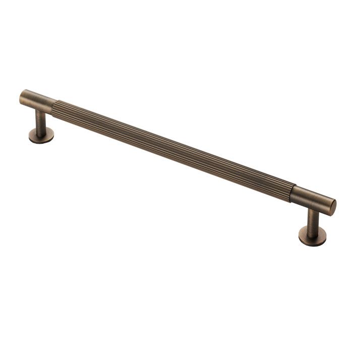 Lined Pull Handle -CB- Antique Brass