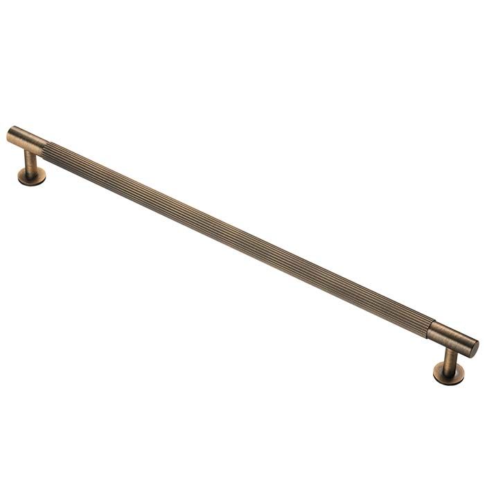 Lined Pull Handle -CB- Antique Brass