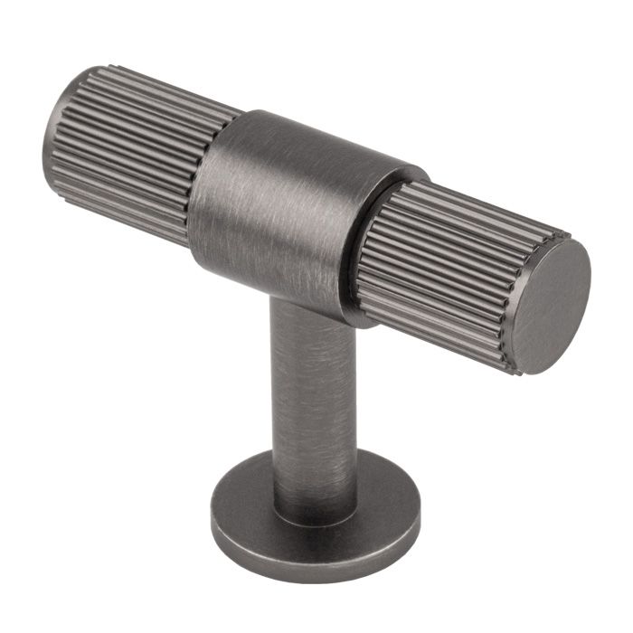 Lined T-Bar Knob -CB- Anthracite